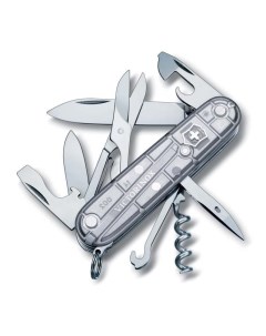 Нож перочинный Climber 91 мм 14 функций полупрозрачный серебристый Victorinox