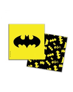 Салфетки бумажные для праздника Batman 33х33 20шт 282850 Nd play