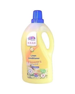 Кондиционер для белья с цветочным ароматом Flowers linen conditioner 2000мл Kiytako