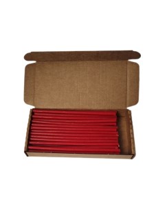 Свеча восковая красная 16 5 см комплект из 45 штук 7770221 100 СК 45 107 Dr. inna
