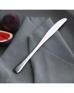 Нож столовый Плейн Бритиш 22 7 см толщина 2 мм 12 шт Доляна