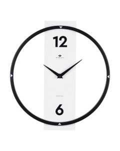 Часы Часы настенные серия Интерьер плавный ход d 30 5 см белые Рубин