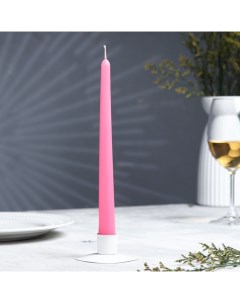 Свеча античная 2 3х 24 5 см 5 ч 55 г розовая Омский свечной