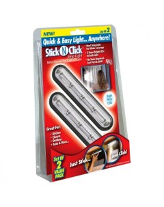 LED светильник на липучке Stick N Click Ripoma
