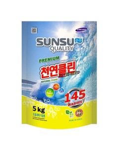 Стиральный порошок концентрированный для цветного белья 5 кг Sunsu quality