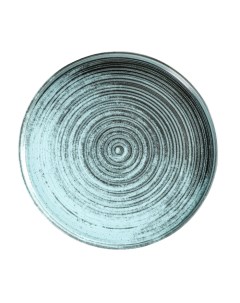 Тарелка с вертикальным бортом Lykke turquoise d 27 см цвет бирюзовый Porland