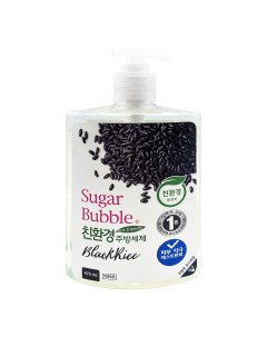 Средство для мытья посуды черный рис 470 мл Sugar bubble