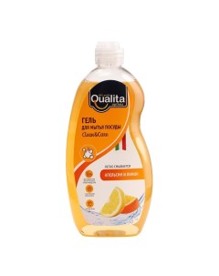 Средство для мытья посуды Lemon Orange 500 мл Qualita