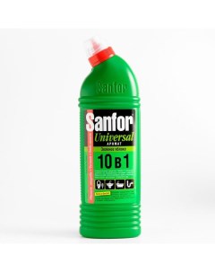 Чистящее средство Зеленое яблоко антимикробный гель универсальное 750 мл Sanfor