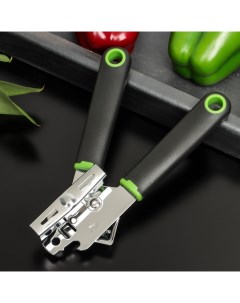 Нож консервный Lime 20x5 см цвет чёрно зелёный Доляна