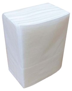 Салфетки Fine Life бумажные белые трехслойные 20х20см 100шт Luscan