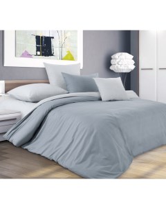 Комплект постельного белья Горный ветер 2 спальный перкаль серый Текс-дизайн