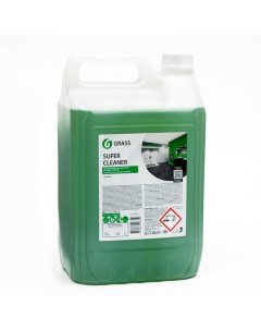 Дезинфицирующее средство Концентрированное щелочное Super Cleaner 5 8 кг Grass