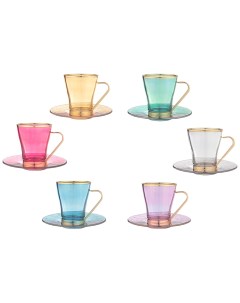 Чайный набор из 6 предметов на 6 персон Premium colors 320 мл Art decor