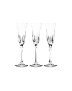 Набор бокалов для шампанского Gemma Point 0 15л 6шт LR 086 La reine