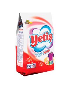 Стиральный порошок Color для цветного белья 4 5 кг Yetis