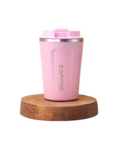 Термокружка Mini coffee pink 380 ml Nobrand