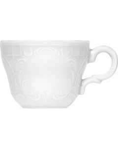 Чашка Моцарт кофейная 90мл 65х65х50мм фарфор белый Bauscher