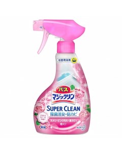КAO Magiclean Super Clean моющее средство для ванной комнаты с ароматом роз 380 мл Kao