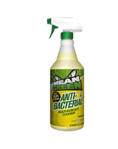 Универсальное чистящее и дезинфецирующее средство Anti Bacterial 946 мл Mean green