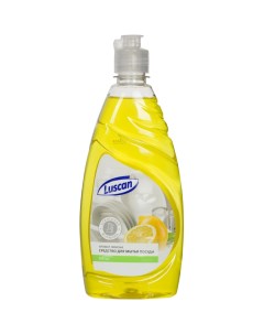 Средство для мытья посуды лимон 500мл флип топ Luscan