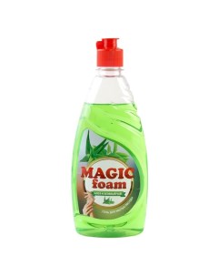 Средство для мытья посуды Magic Foam Алоэ вера и зеленый чай 500г 12шт Nobrand