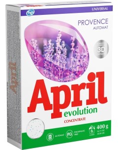 Стиральный порошок Provence для цветного белья 400 г April evolution