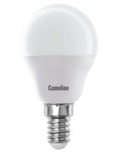 Лампа светодиодная E14 5W 4500K Шар арт 524500 10 шт Camelion