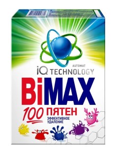 Стиральный порошок Automat 100 пятен Эффективное удаление 400 г Bimax