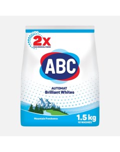 Порошок стиральный альпийская свежесть 1 5 кг Abc