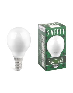 Лампа светодиодная Saffit SBG4513 E14 13Вт 4000K 55158 Feron