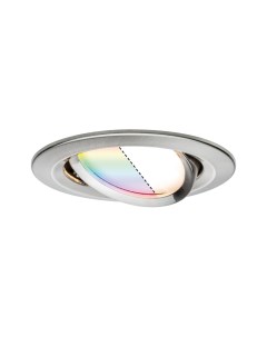 Светильник встраиваемый Zigbee LED Nova Coin RGBW 2 5Вт 85Лм 2700К Димм 92964 Paulmann