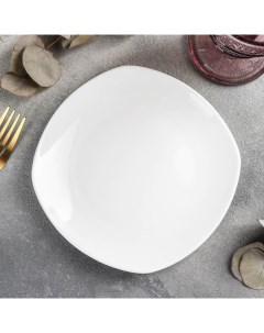 Тарелка пирожковая квадратная Ilona 16 5x16 5 см цвет белый Wilmax