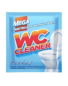 Порошок для чистки туалета с антимикробным эффектом WC Cleaner Sea Fresh 130г Амс медиа