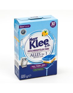 Таблетки для посудомоечных машин Klee Alles in 1 30 шт Herr klee c.g.