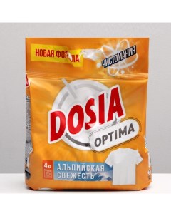 Стиральный порошок Optima Альпийская свежесть автомат 4 кг Dosia