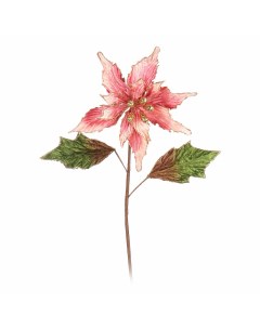 Искусственный цветок Пуансеттия 45 см Artborne