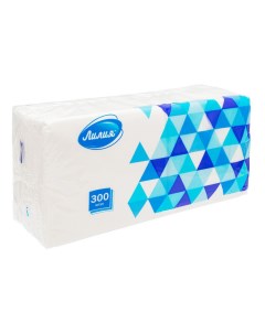 Бумажные салфетки сервировочные 300 шт Лилия