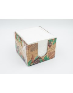 Салфетки бумажные однослойные 24x24 см в коробке 100 шт Сыктывкарские