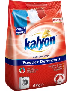 Стиральный порошок автомат для белого и цветного белья 6 кг Kalyon