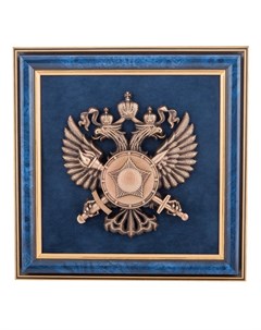 Панно Эмблема Службы внешней разведки России 23х23 ПК 150 113 702563 Art east