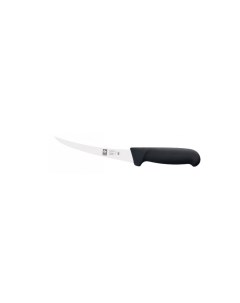 Нож обвалочный 170 300 мм изогнутый жесткое лезвие черный Poly 1 шт Icel