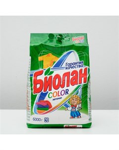 Порошок стиральный Автомат Color 6000 г Биолан
