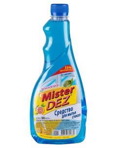 Средство для мытья стекол eco запасной блок грейпфрут 500 мл Mister dez