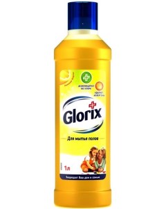 Средство для мытья пола лимонная энергия 1 л Glorix