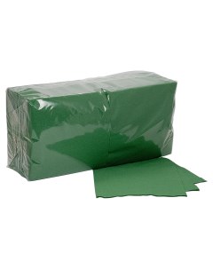Салфетка бумажная зеленая 1 сл 33х33 см 300 шт уп Nn