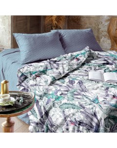 Комплект постельного белья 2 x спальный перкаль Озорные попугаи Mia cara