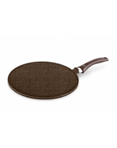 Сковорода для блинов Природные минералы 32 см коричневый ЕБ 00005032 Нева-металл