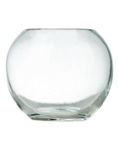 Ваза шар стеклянная для декора 10 см прозрачная Неман