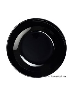 Тарелка глубокая для супов Diana 20 см черная Luminarc